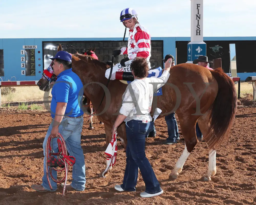 Kj Wildthang - Zia Park Quarter Horse Invitational Stakes 12-15-24 R07 Return Shot 3