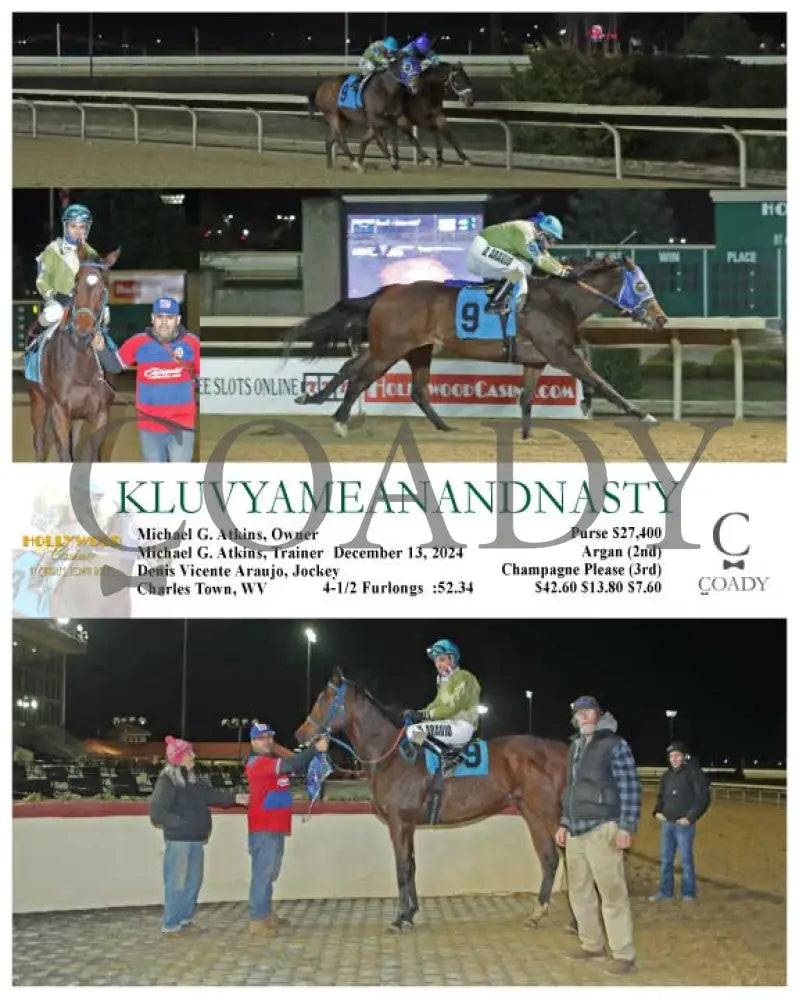 Kluvyameanandnasty - 12-13-24 R07 Ct Hollywood Casino At Charles Town Races