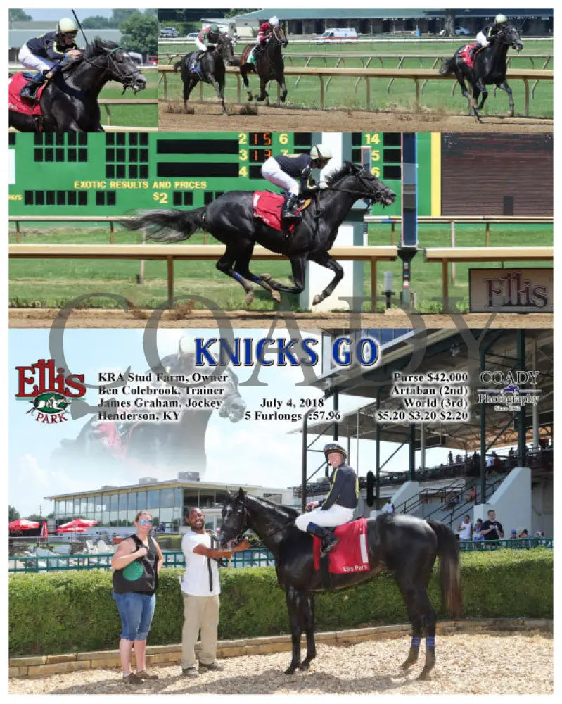 Knicks Go - 070418 Race 05 Elp Ellis Park