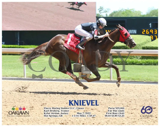 Knievel - 05-07-22 R02 Op Action Oaklawn Park