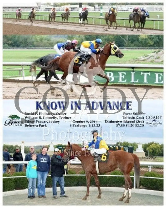 Know In Advance - 100914 Race 08 Btp Belterra Park