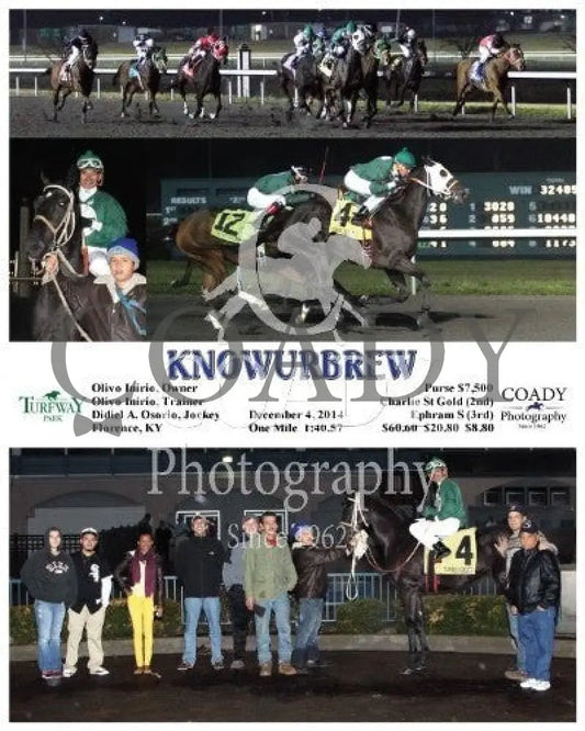 Knowurbrew - 120414 Race 05 Tp Turfway Park