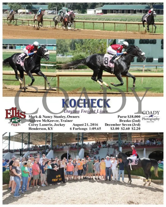 Kocheck - 082116 Race 05 Elp Ellis Park