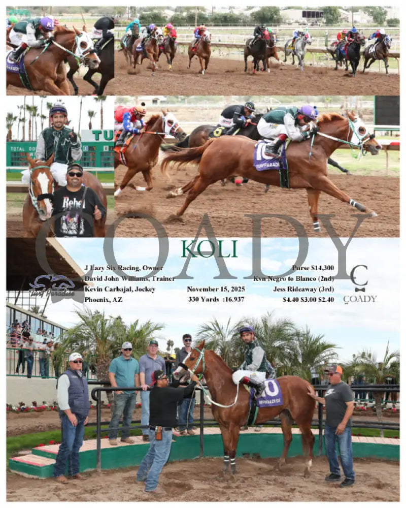 KOLI - 11-15-25 - R02 - TUP Turf Paradise