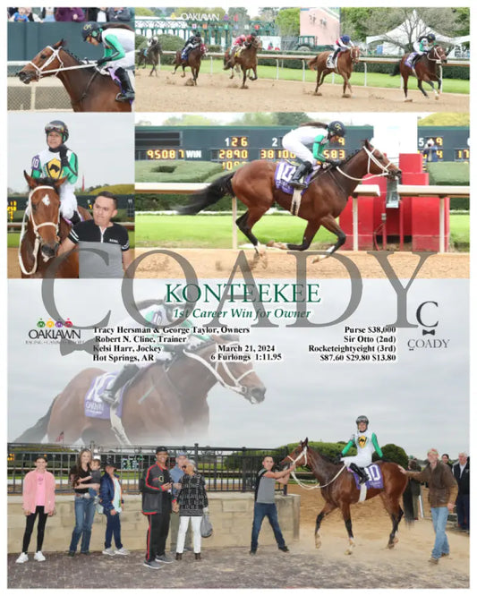 Konteekee - 1St Career Win For Owner 03 - 21 - 24 R06 Op Oaklawn Park