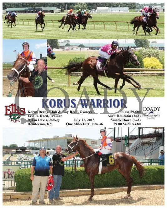 Korus Warrior - 071715 Race 01 Elp Ellis Park