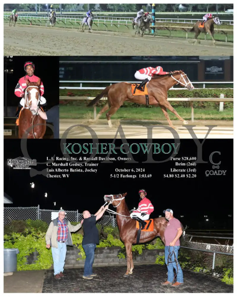 Kosher Cowboy - 10-06-24 R07 Mnr Mountaineer Park