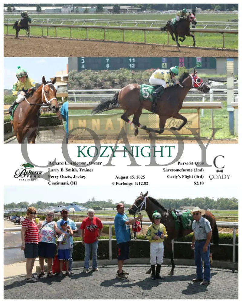 KOZY NIGHT - 081525 - Race 01 - BTP Turfway Park
