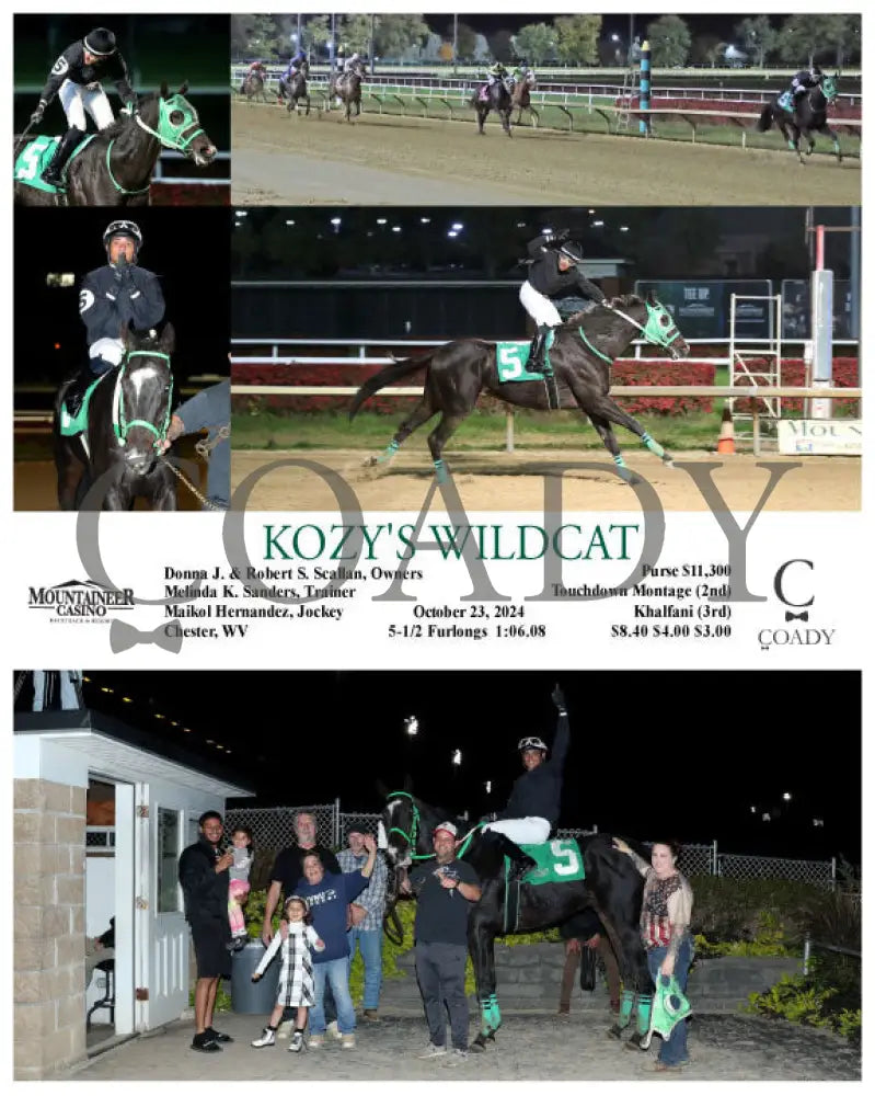 KOZY'S WILDCAT - 10-23-24 - R01 - MNR - Coady Media - Kurtis Coady Photography