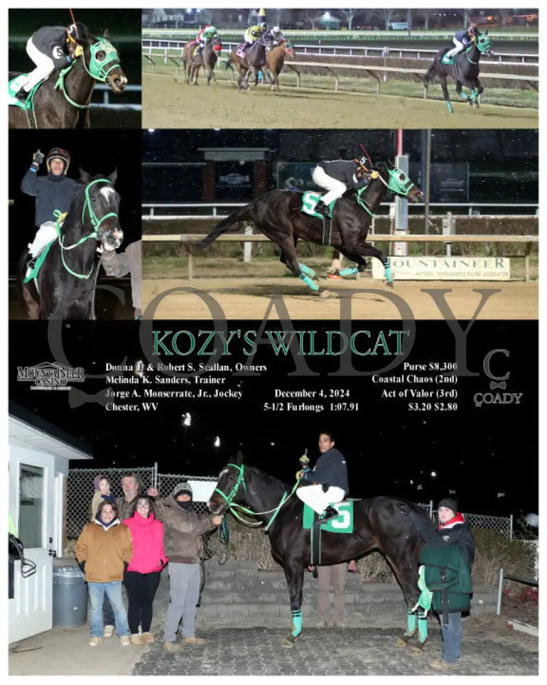 Kozy’s Wildcat - 12-04-24 R02 Mnr Mountaineer Park