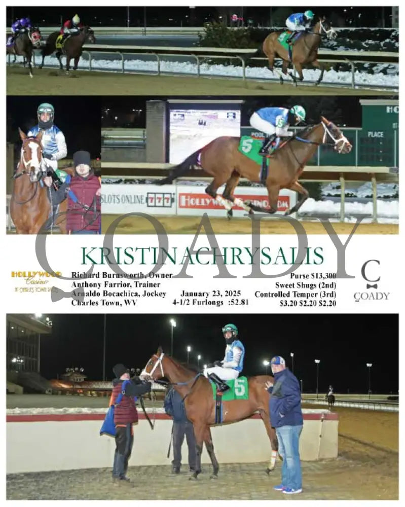 Kristinachrysalis - 01-23-25 R05 Ct Hollywood Casino At Charles Town Races