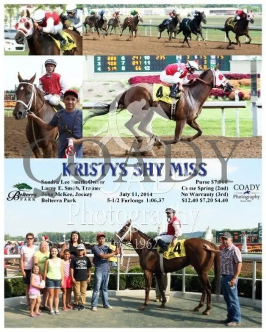 Kristys Shy Miss - 071114 Race 06 Btp Belterra Park