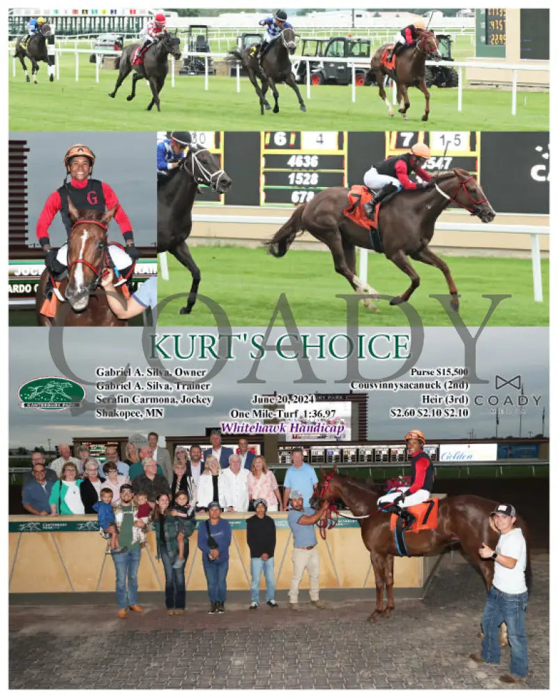 Kurt’s Choice - 06-20-24 R04 Cby Canterbury Park