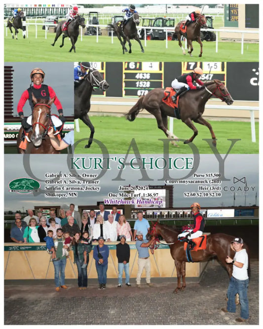 Kurt’s Choice - 06-20-24 R04 Cby Canterbury Park