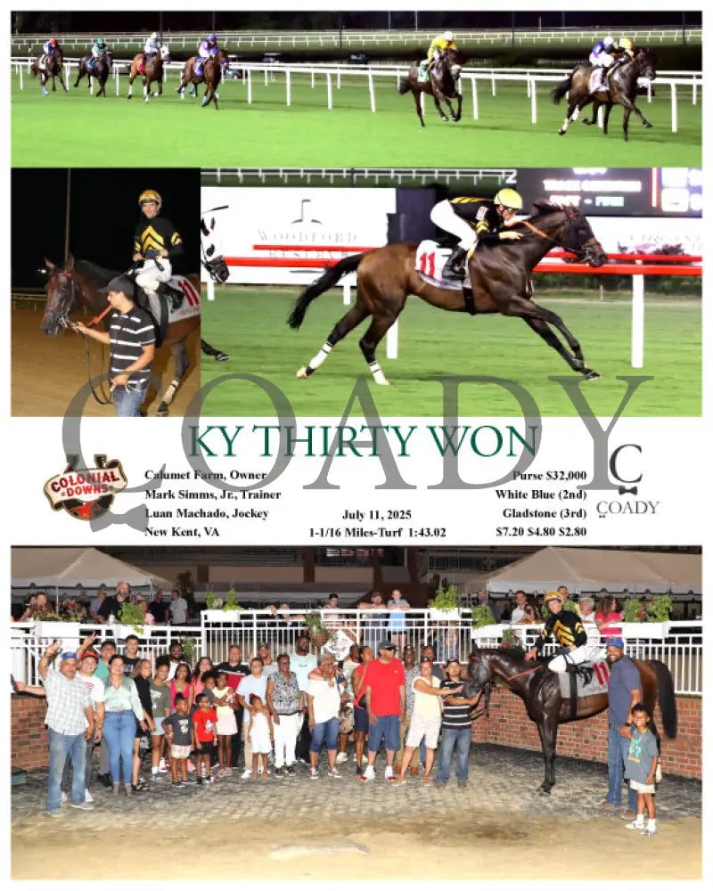KY THIRTY WON - 07-11-25 - R09 - CNL Colonial Downs
