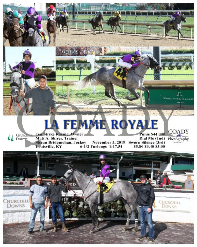 La Femme Royale - 11-03-19 R01 Cd Churchill Downs