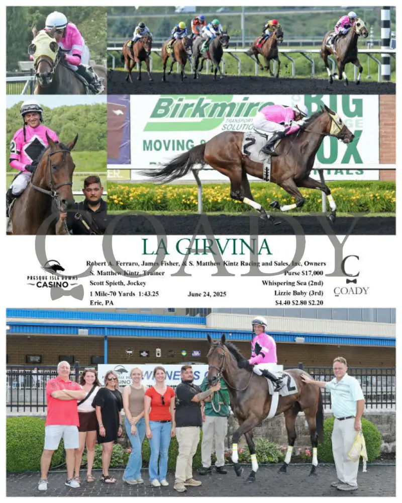 LA GIRVINA - 06-24-25 - R04 - PID Presque Isle Downs