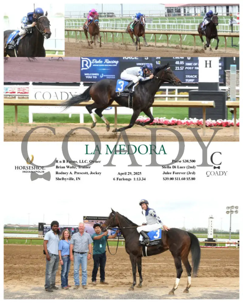 LA MEDORA - 04-29-25 - R05 - IND Indiana Grand