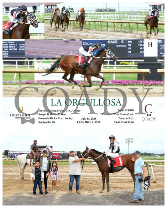 LA ORGULLOSA - 07-31-25 - R05 - IND Indiana Grand