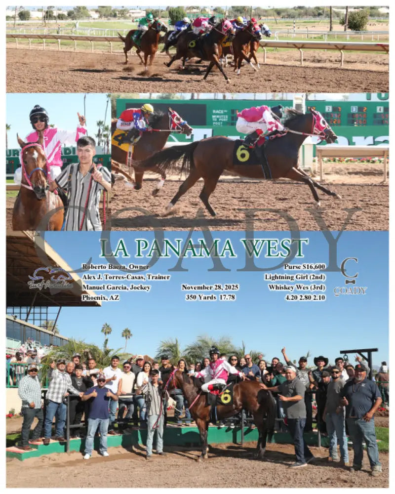 LA PANAMA WEST - 11-28-25 - R01 - TUP Turf Paradise