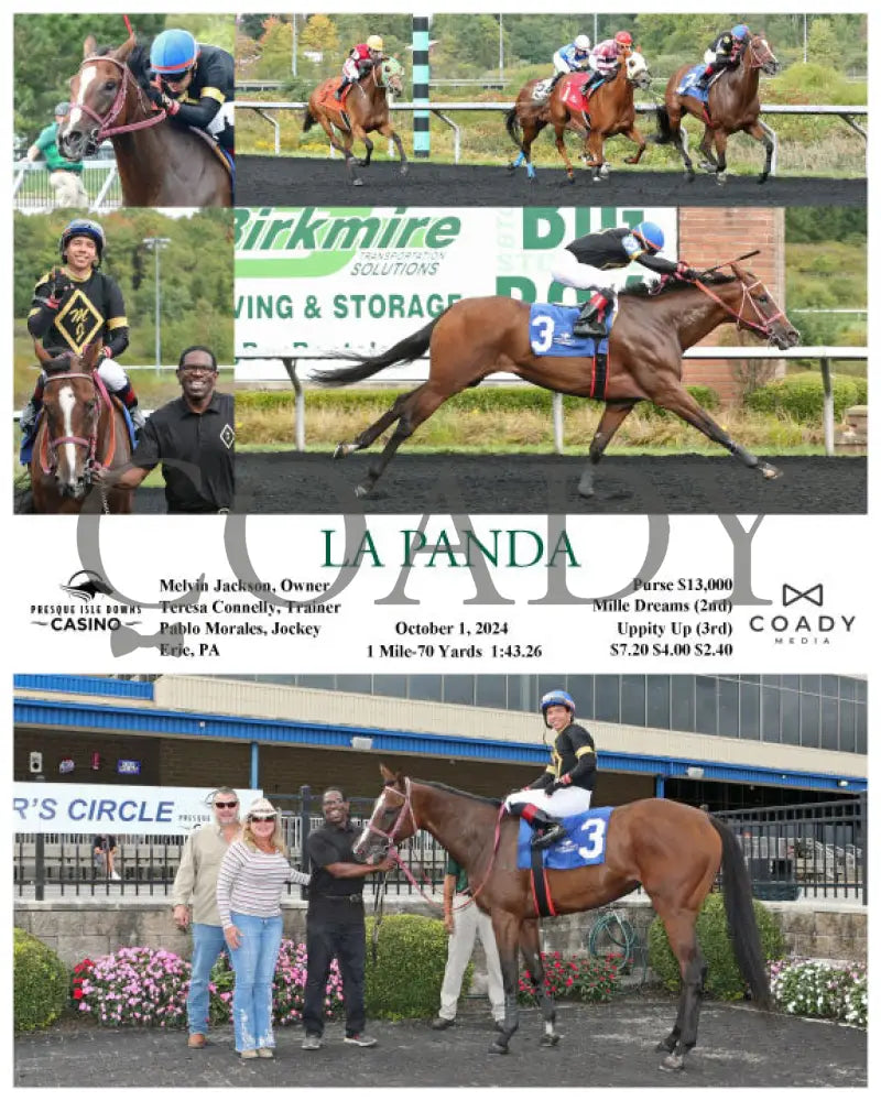 La Panda - 10-01-24 R02 Pid Presque Isle Downs