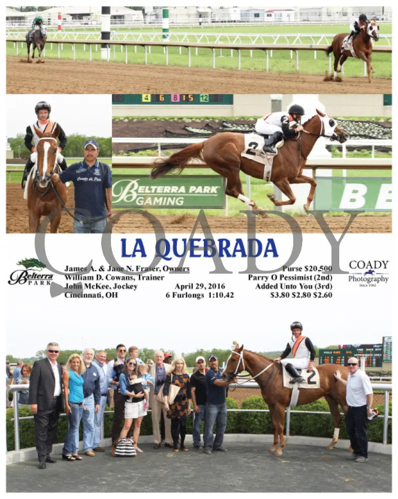 La Quebrada - 04-29-16 R04 Btp Belterra Park