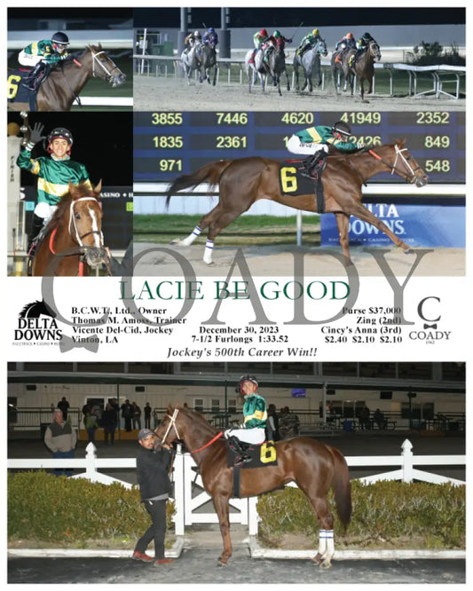Lacie Be Good - 12-30-23 R06 Ded Delta Downs