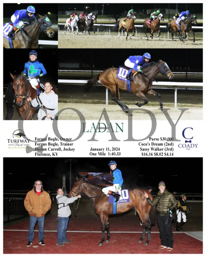 Ladan - 01-11-24 R06 Tp Turfway Park