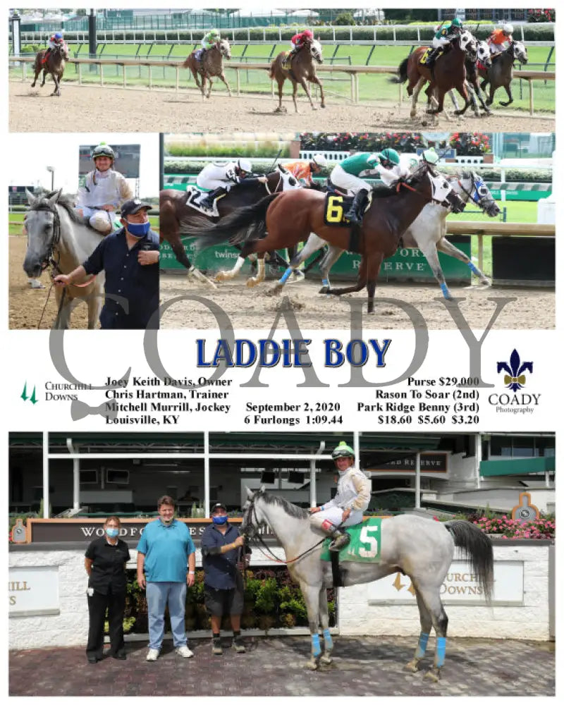 Laddie Boy - 09-02-20 R01 Cd Churchill Downs