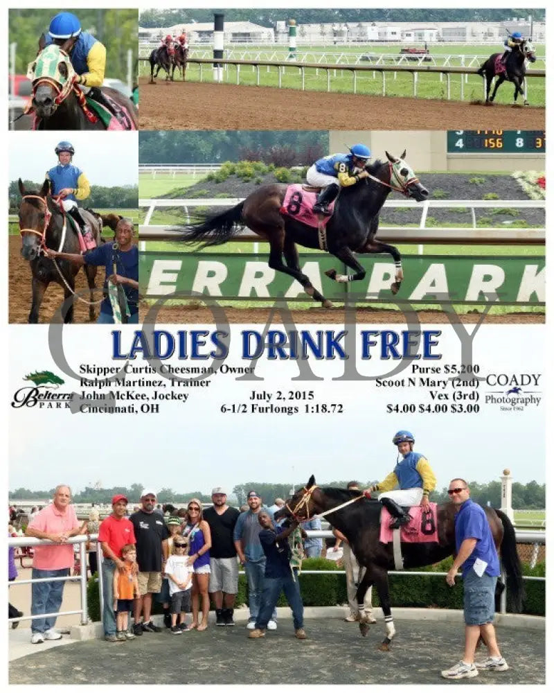 Ladies Drink Free - 070215 Race 07 Btp Belterra Park