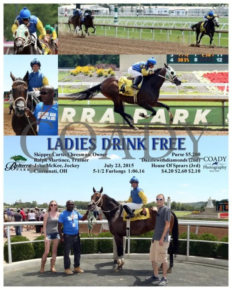 Ladies Drink Free - 072315 Race 02 Btp Belterra Park