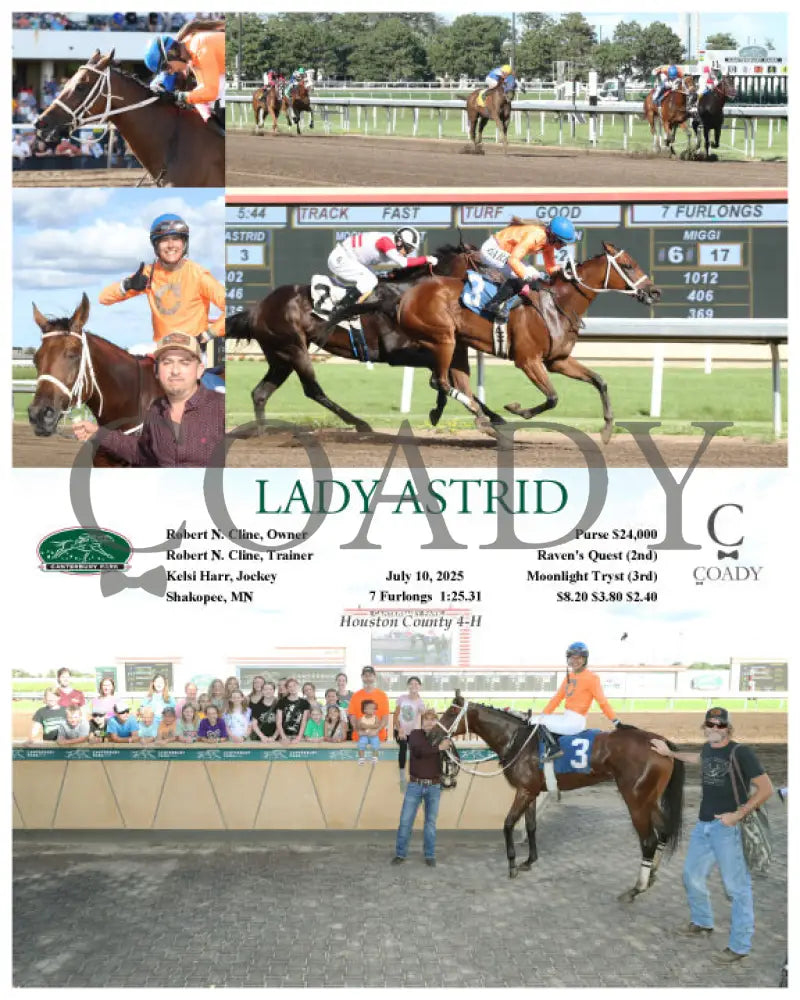 LADY ASTRID - 07-10-25 - R02 - CBY Canterbury Park