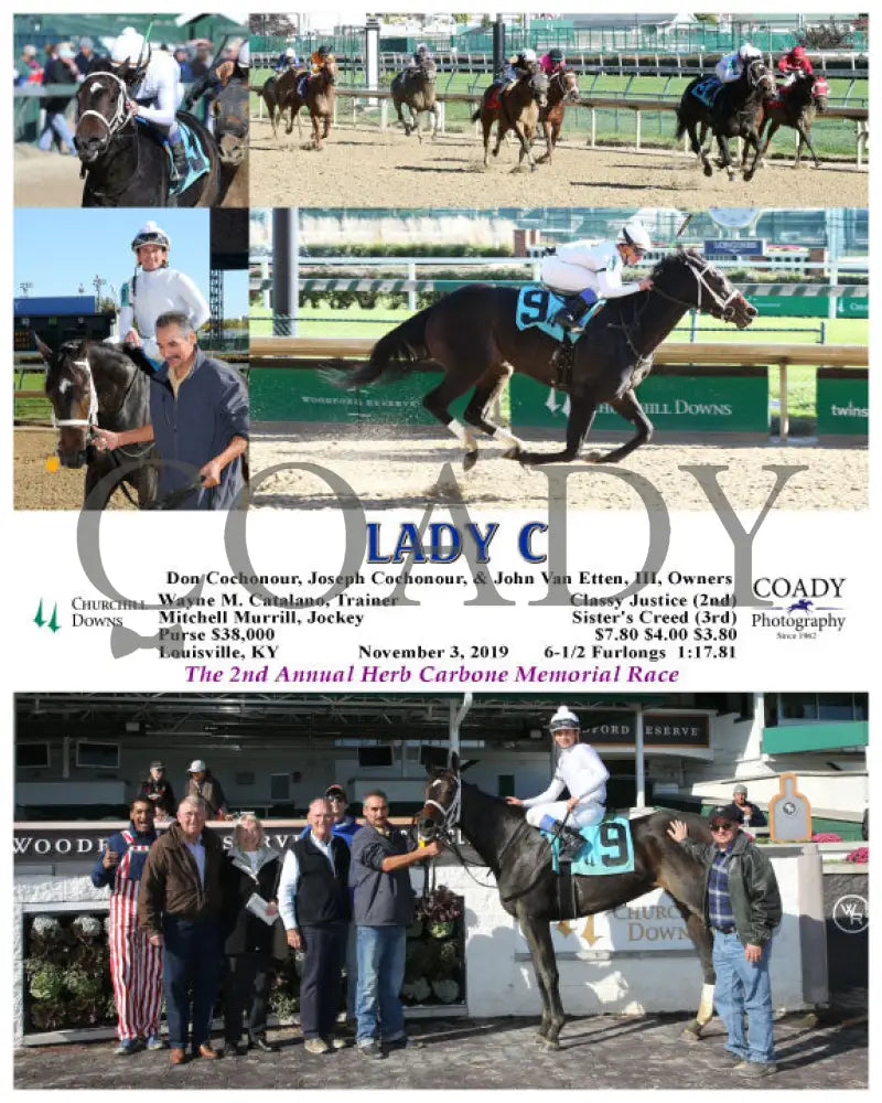 Lady C - 11-03-19 R03 Cd Churchill Downs