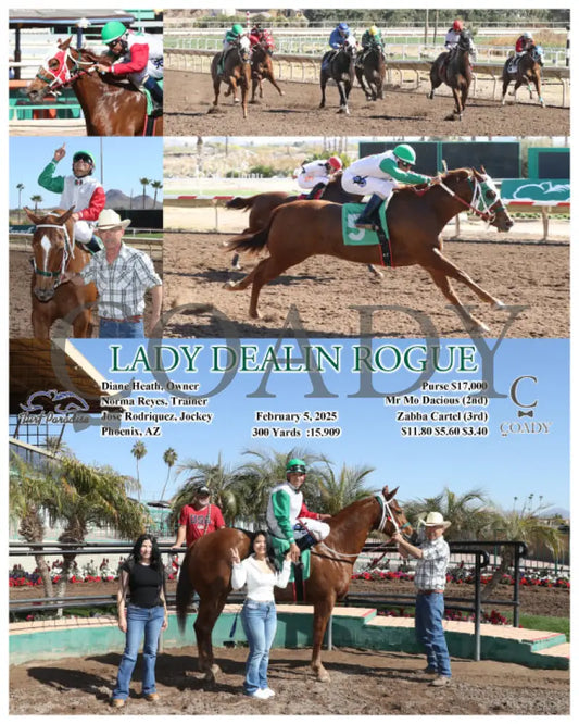 Lady Dealin Rogue - 02-05-25 R01 Tup Turf Paradise