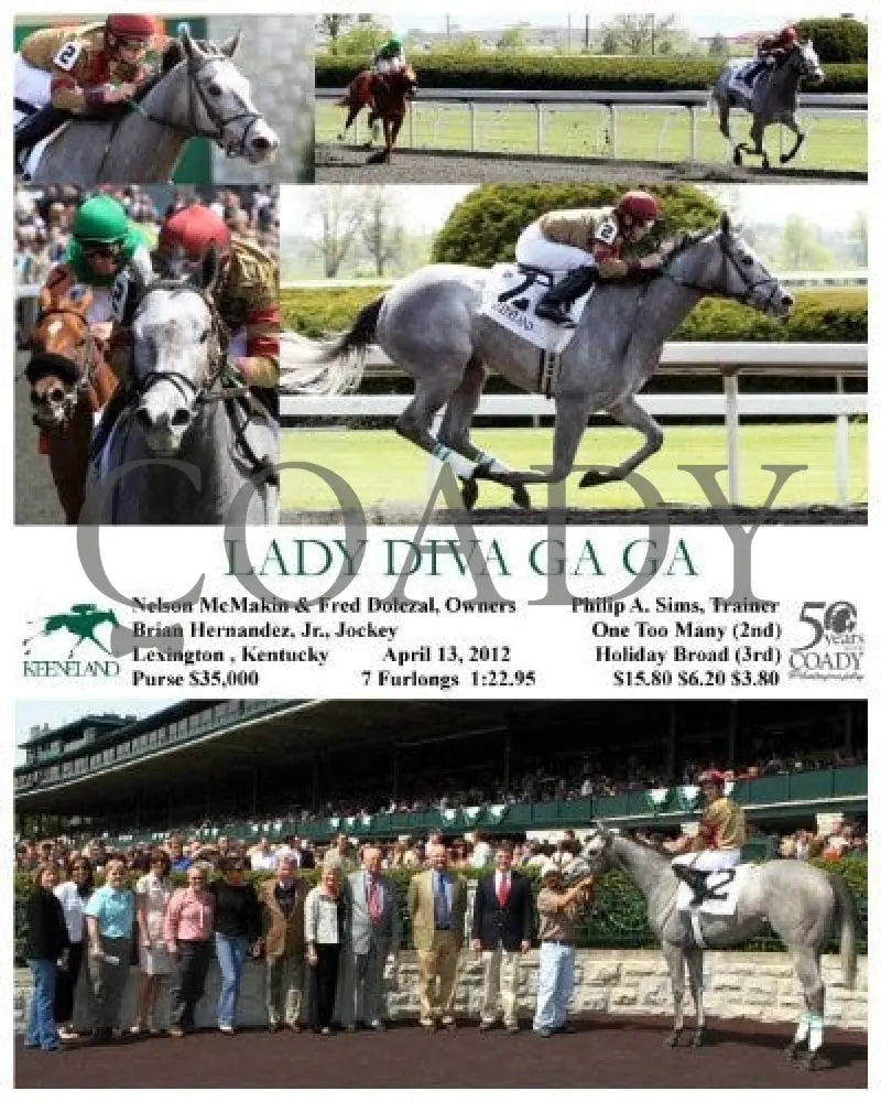 Lady Diva Ga - 041312 Race 05 Keeneland