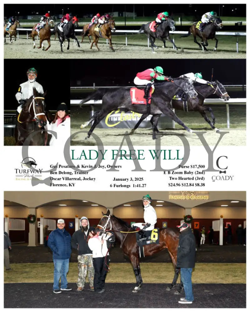 Lady Free Will - 01-03-25 R06 Tp Turfway Park