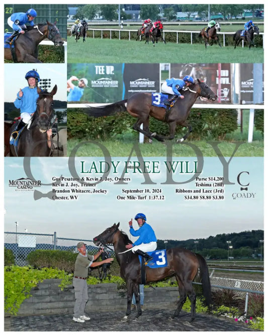 Lady Free Will - 09-10-24 R02 Mnr Mountaineer Park