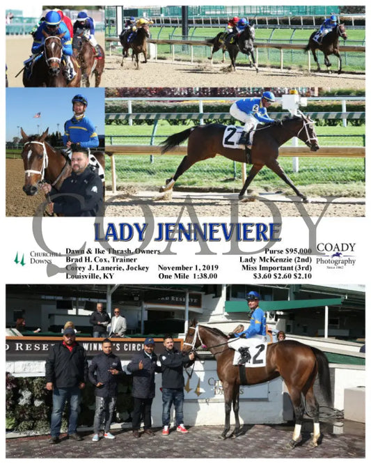 Lady Jenneviere - 11-01-19 R02 Cd Churchill Downs