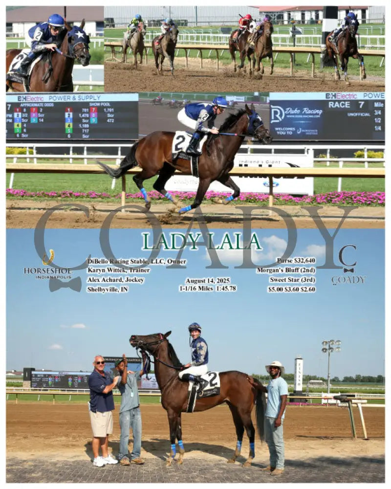 LADY LALA - 08-14-25 - R07 - IND Indiana Grand