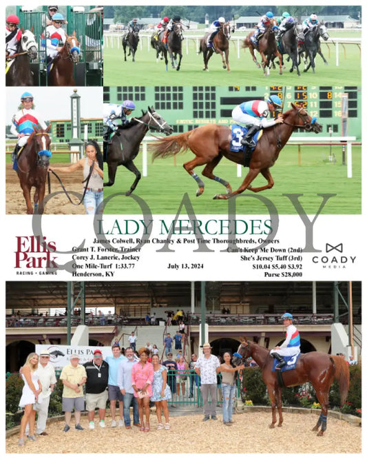 Lady Mercedes - 07-13-24 R09 Elp Ellis Park