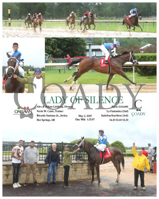 LADY OF SILENCE - 05-02-25 - R02 - OP Oaklawn Park