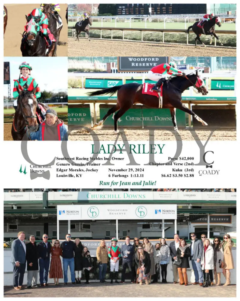 Lady Riley - 11-29-24 R05 Cd Group Churchill Downs