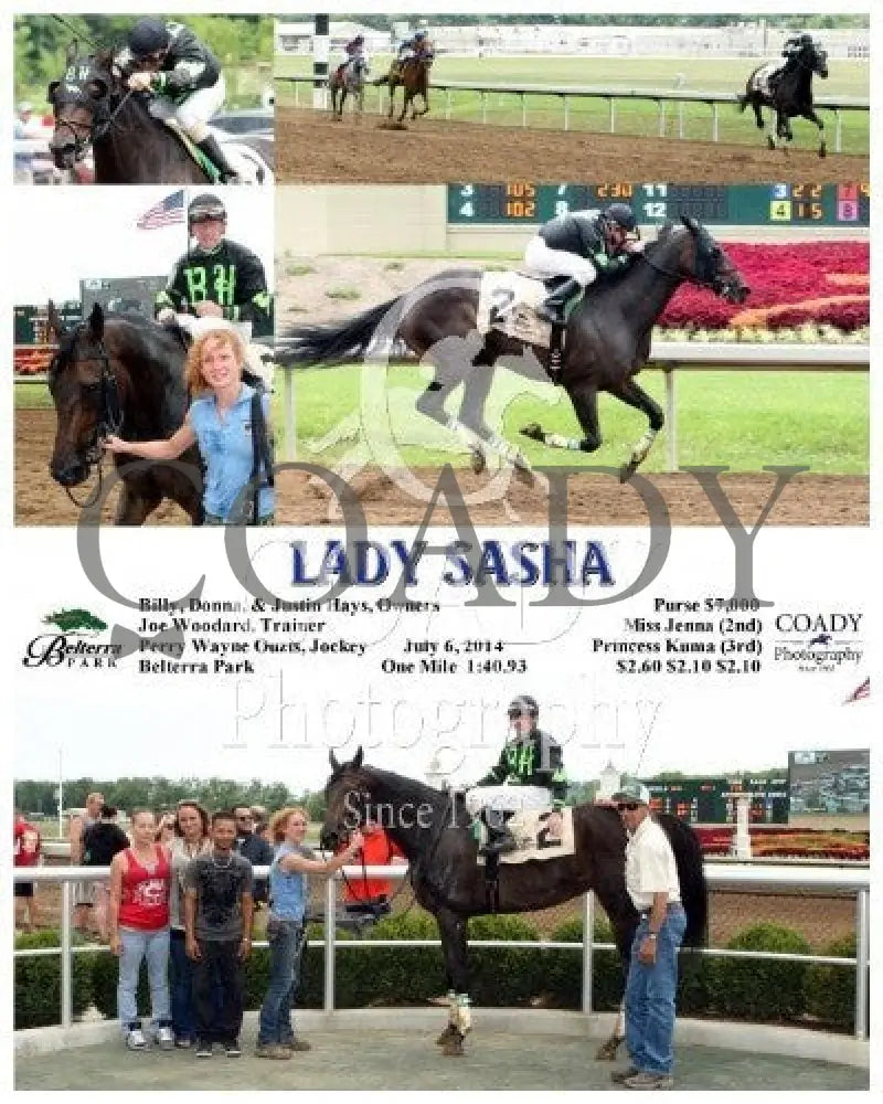 Lady Sasha - 070614 Race 02 Btp Belterra Park