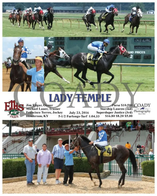 Lady Temple - 072316 Race 02 Elp Ellis Park