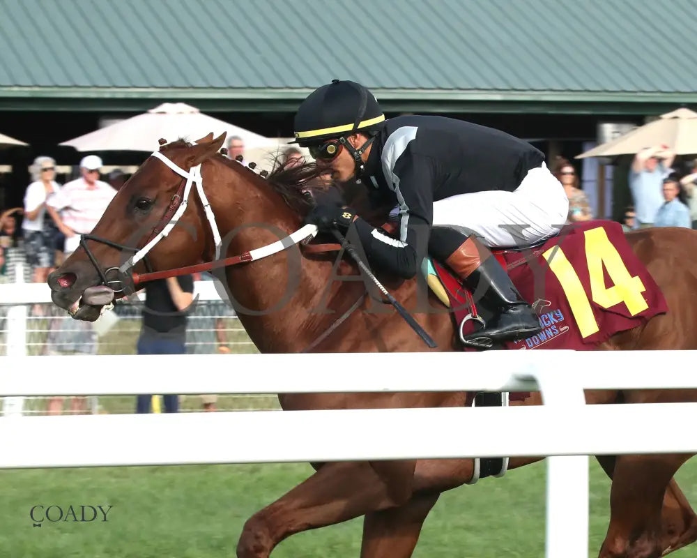 LAGYNOS 082825 Race 10 KD Inside Finish 01 Kentucky Downs