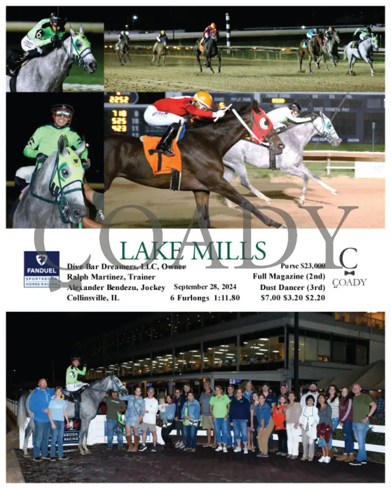 Lake Mills - 09-28-24 R05 Fan Fanduel Sportsbook Horse Racing