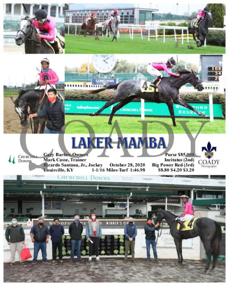 Laker Mamba - 10-28-20 R07 Cd Churchill Downs