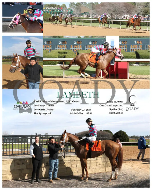 LAMBETH - 02-23-25 - R06 - OP Oaklawn Park