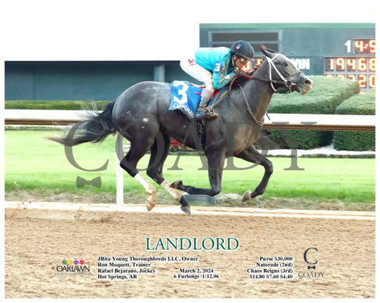 Landlord - 03-02-24 R10 Op Action Oaklawn Park