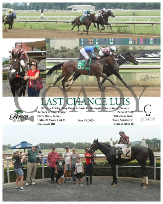 LAST CHANCE LUIS - 061325 - Race 01 - BTP Indiana Grand